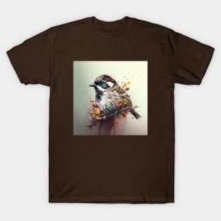 Sparrow Modern Design T-Shirt